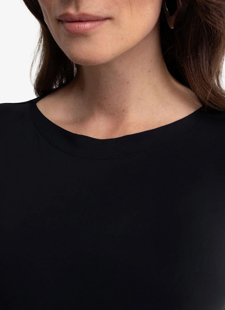 Studio Anneloes Sydney long-sleeved shirt with boat neckline