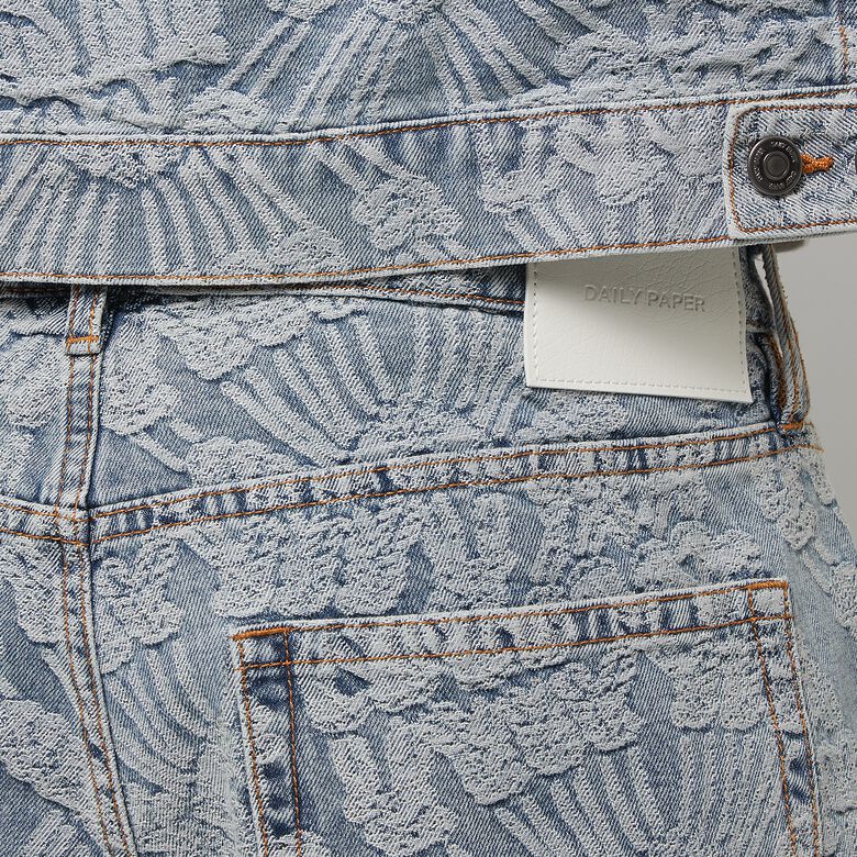 Daily Paper Settle Macrame Denim Pants light blue