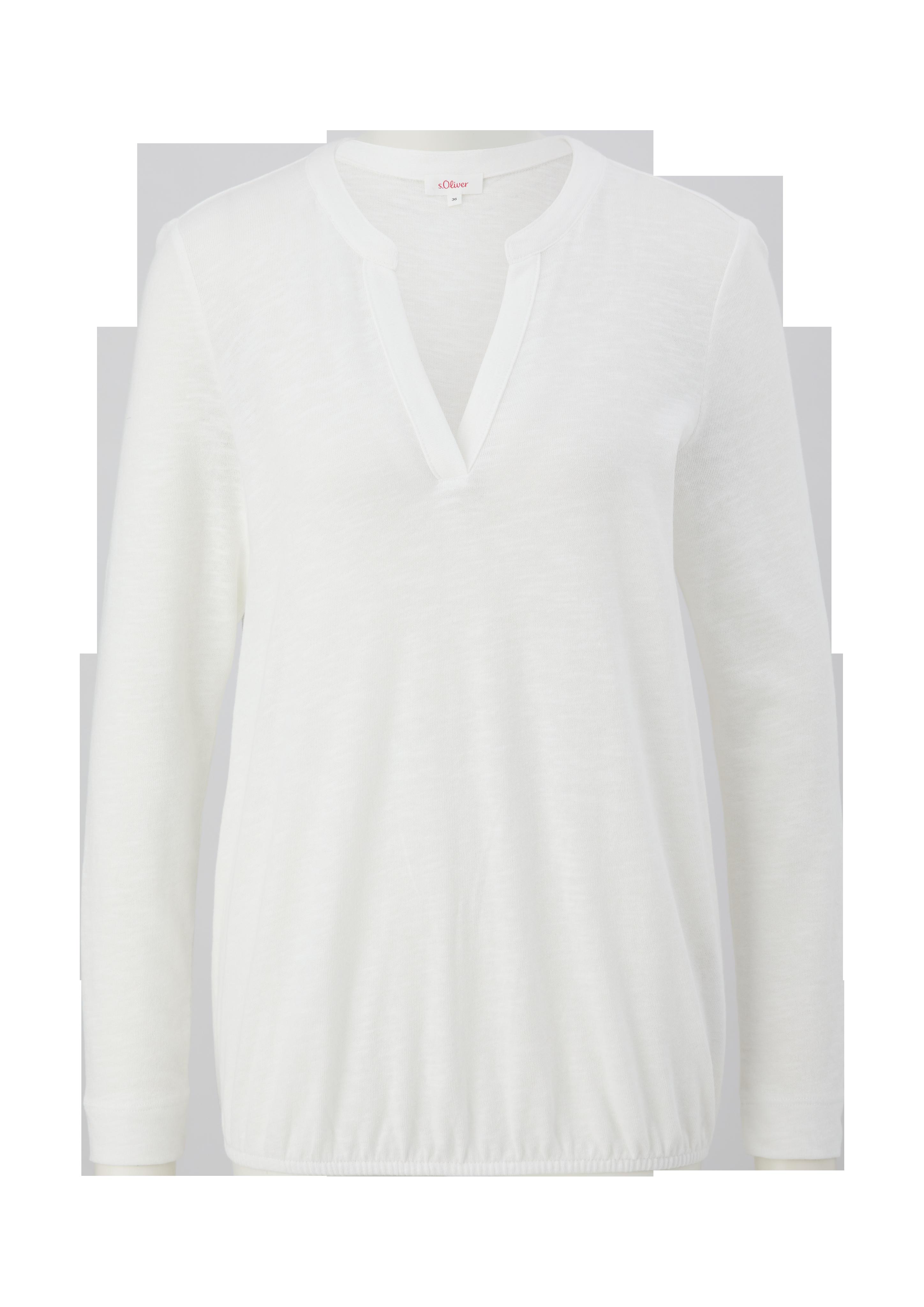 Longsleeve mit Flammgarnstruktur  2138227-0210