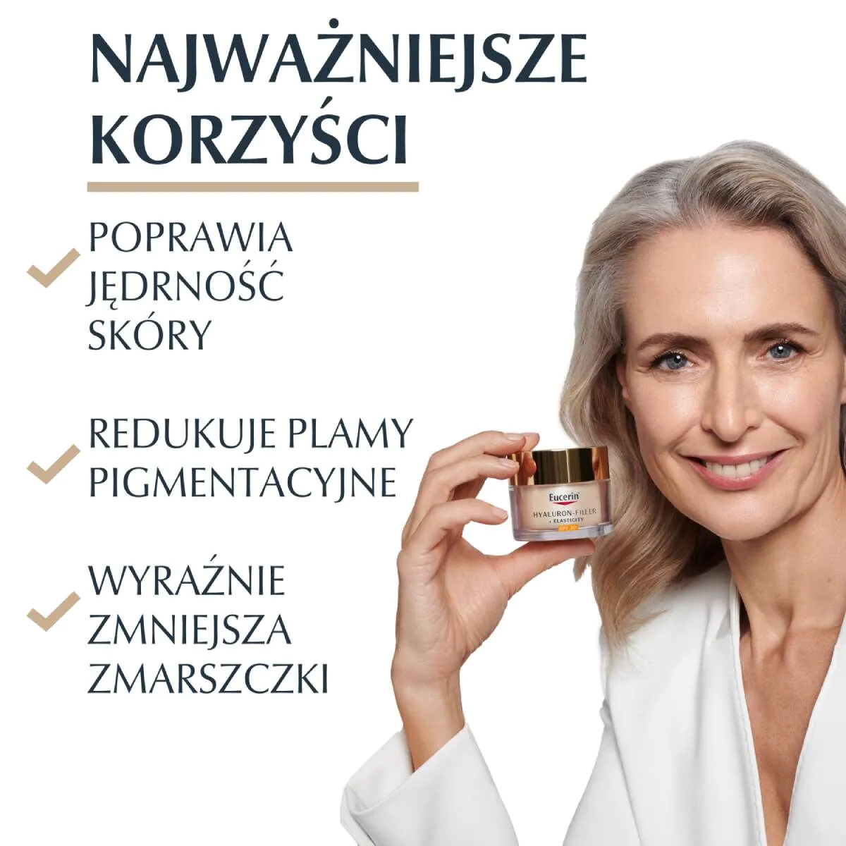 Eucerin Hyaluron Filler + Elasticity dnevna krema SPF 30