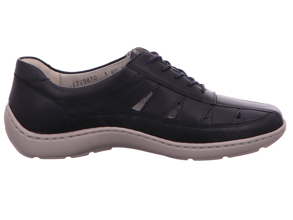 WALDLÄUFER Komfort Schnürer blau 496020-134/021