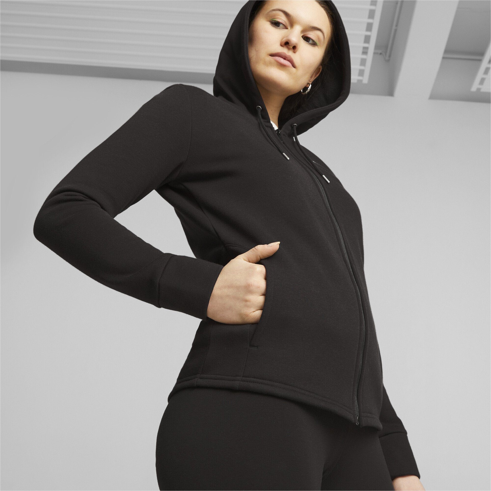 PUMA Jogginganzug Metallic Trainingsanzug Damen