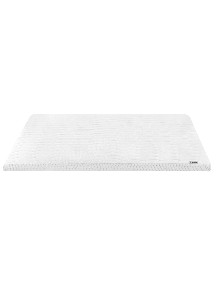 Beliani Topper FROSTY in Weiß - (W) 180 x (H) 6 x (L) 200 cm günstig kaufen onesize