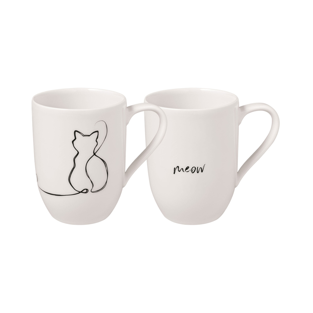 Kaffeebecher-Set Statement 2-teilig