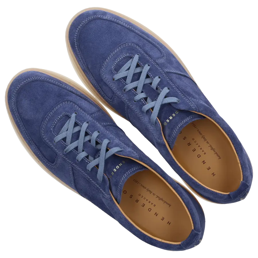 Henderson - Sneaker low LEVANTE Veloursleder - blau