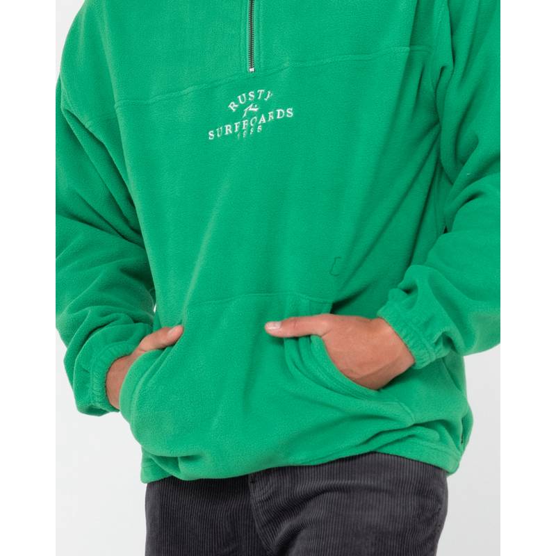 RUSTY MIDDLE SECTION CREW POLAR FLEECE Fleecepullover Herren