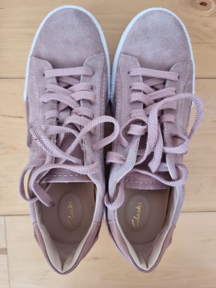 Clarks Leder-Sneakers 