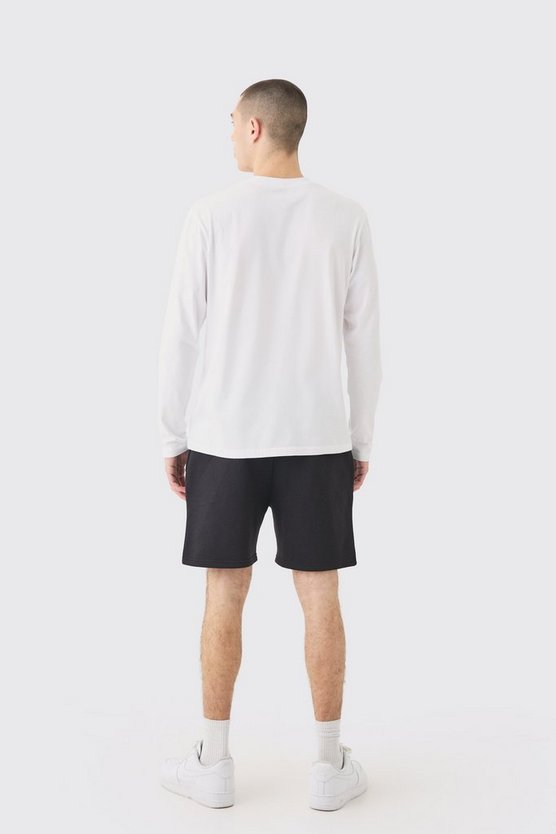 Langärmliges Rundhals T-Shirt