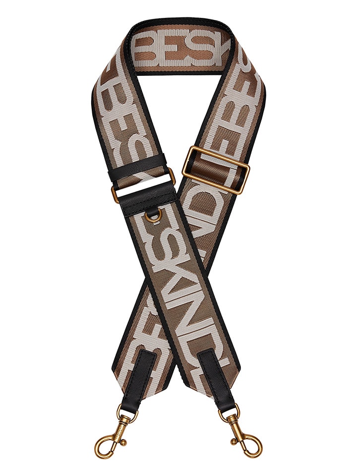 LIEBESKIND BERLIN Umhängeriemen in Braun/ Weiß - (L)110 cm günstig kaufen onesize