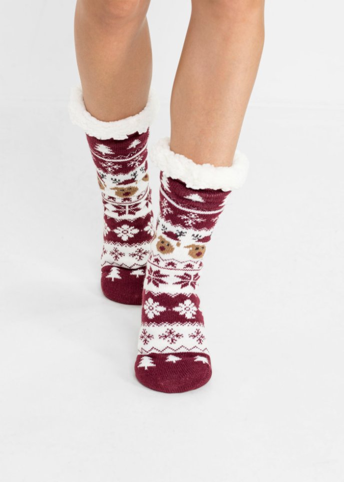 Kuschelsocken mit Teddyfutter