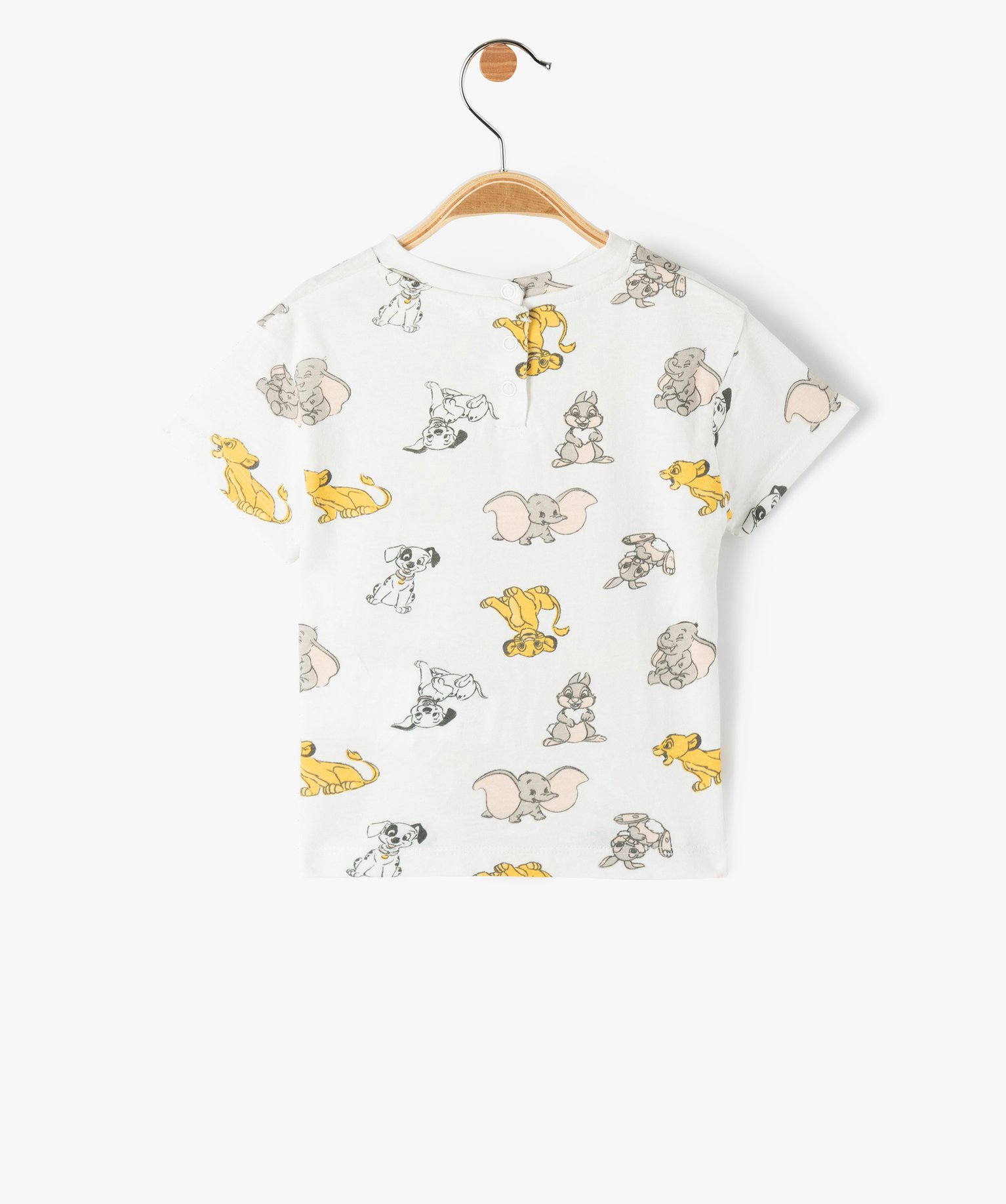 Tee-shirt bébé à manches courtes imprimé - DS ecru | GEMO