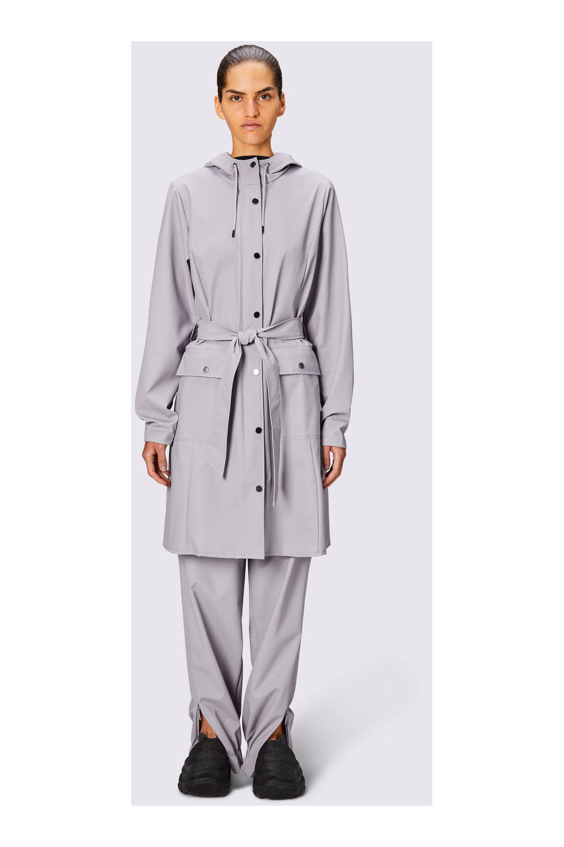 Rains Impermeables Trenchs Femme couleur gris