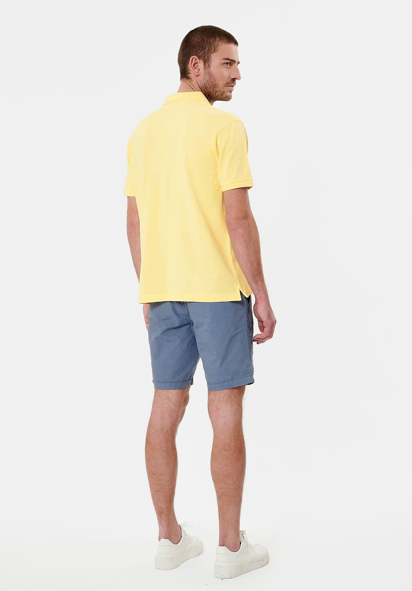 CORTO  Polo jaune Homme en 100% coton