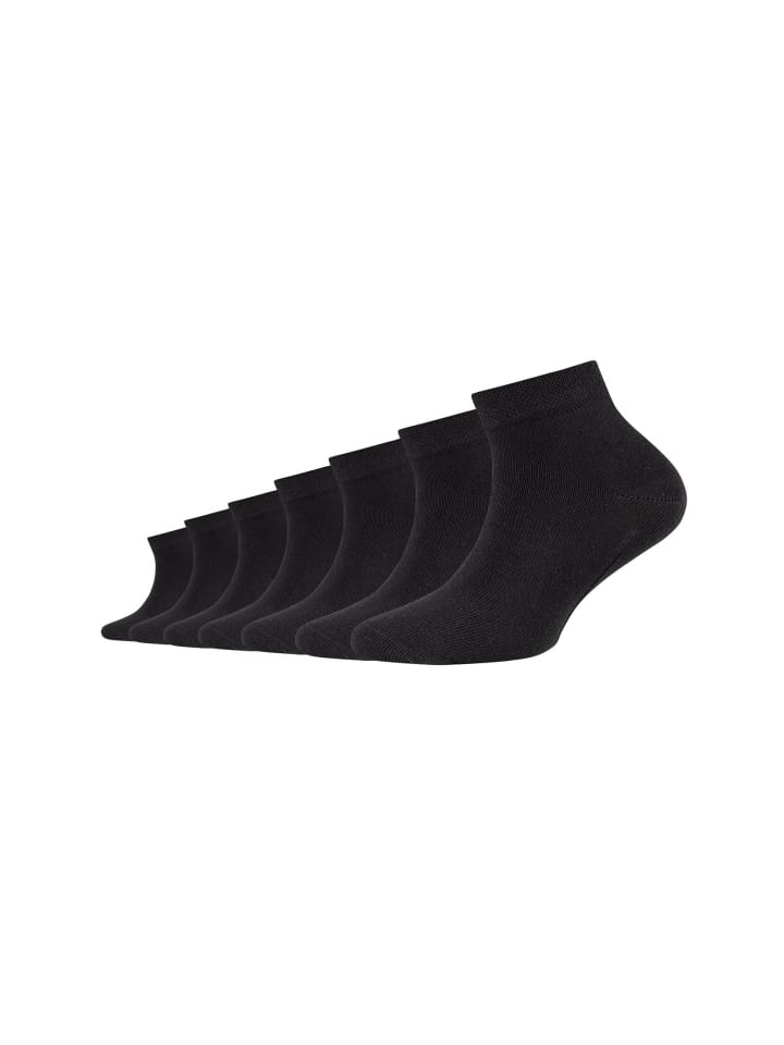 camano Kurzsocken 7er Pack ca-soft in Schwarz günstig kaufen