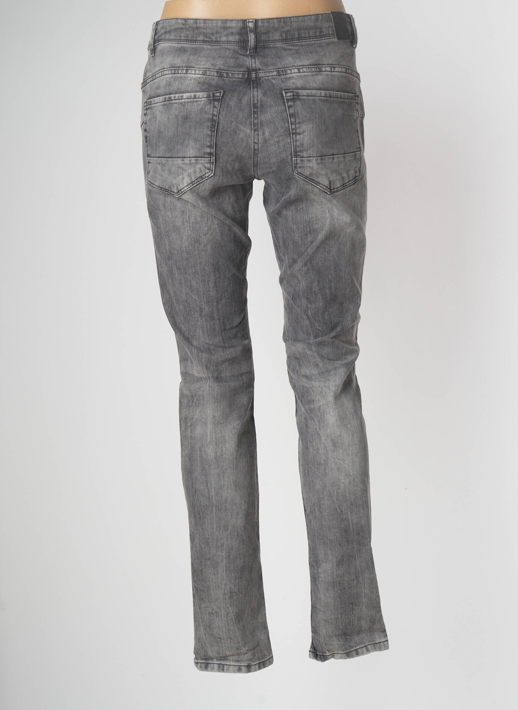 Sandwich Jeans Skinny Femme couleur gris