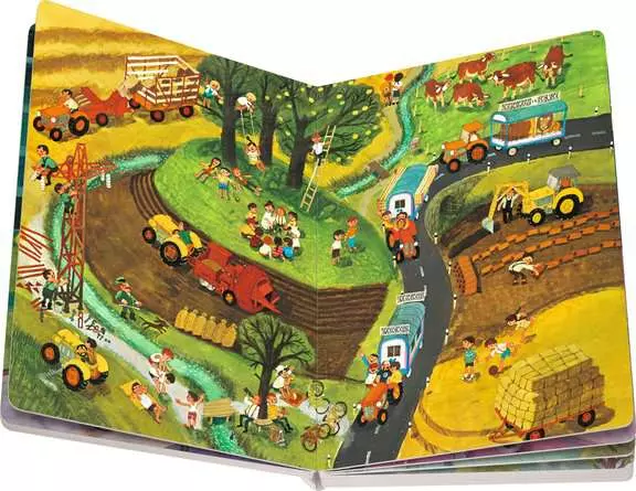 Mein Wimmelbuch: Bei uns im Dorf