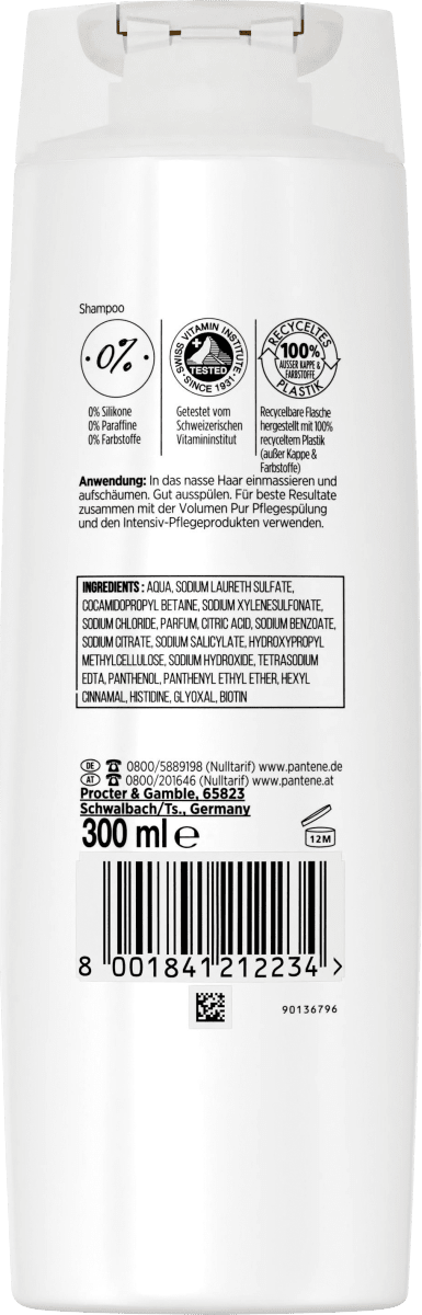 Shampoo Vita Glow Volumen Pur, 300 ml