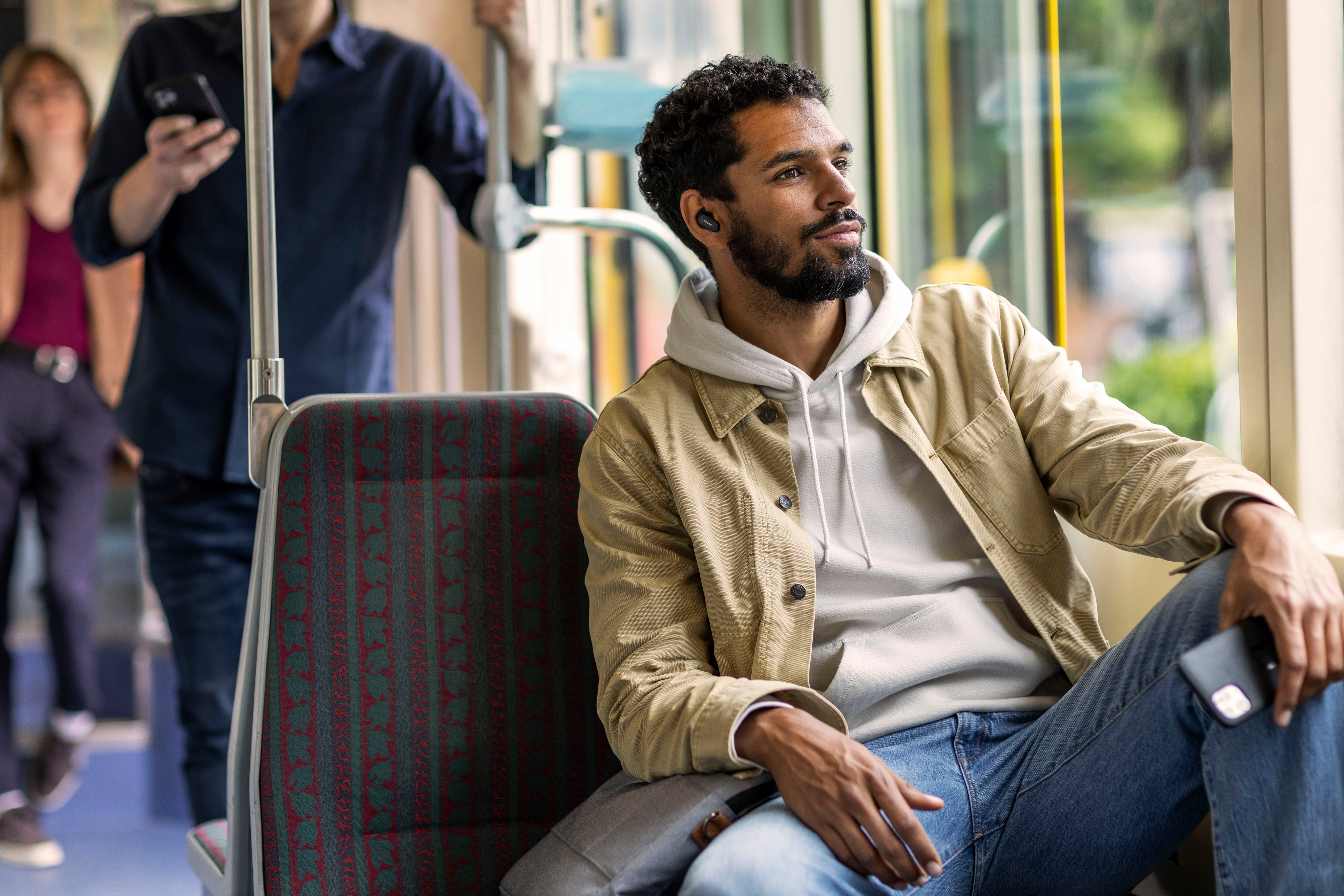 Bose QuietComfort® Earbuds II wireless In-Ear-Kopfhörer (Freisprechfunktion, Noise-Cancelling, integrierte Steuerung für Anrufe und Musik, Bluetooth, kabellose In-Ear-Kopfhörer mit Lärmreduzierung personalisiertem Klang)