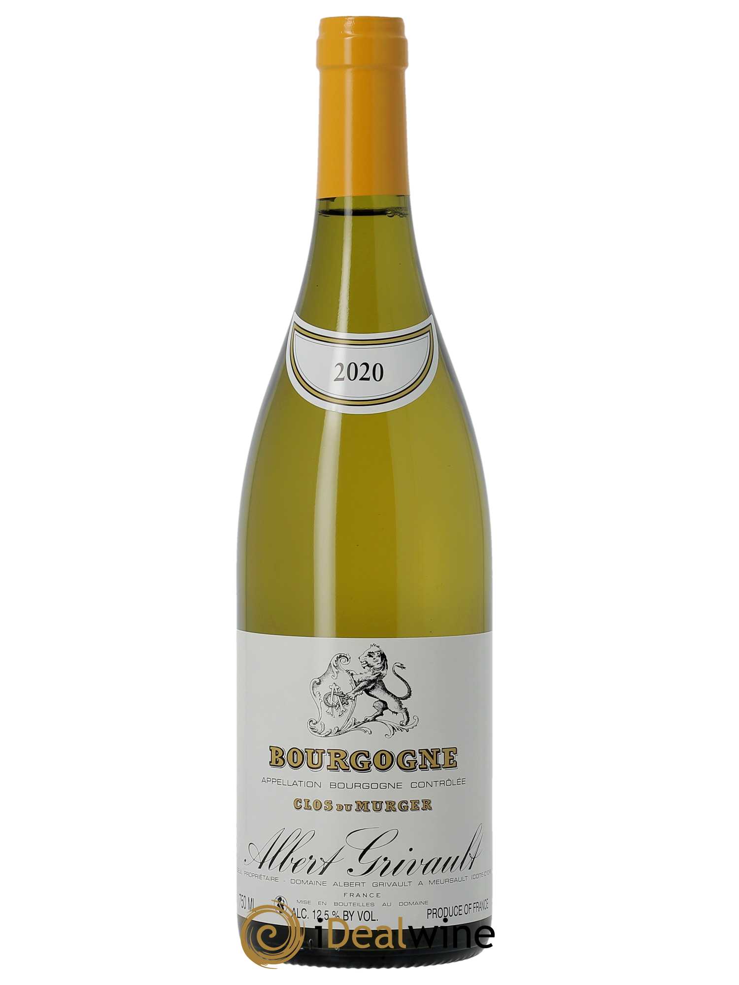 Bourgogne Clos Du Murger Albert Grivault  2020 - Lot de 1 Bouteille