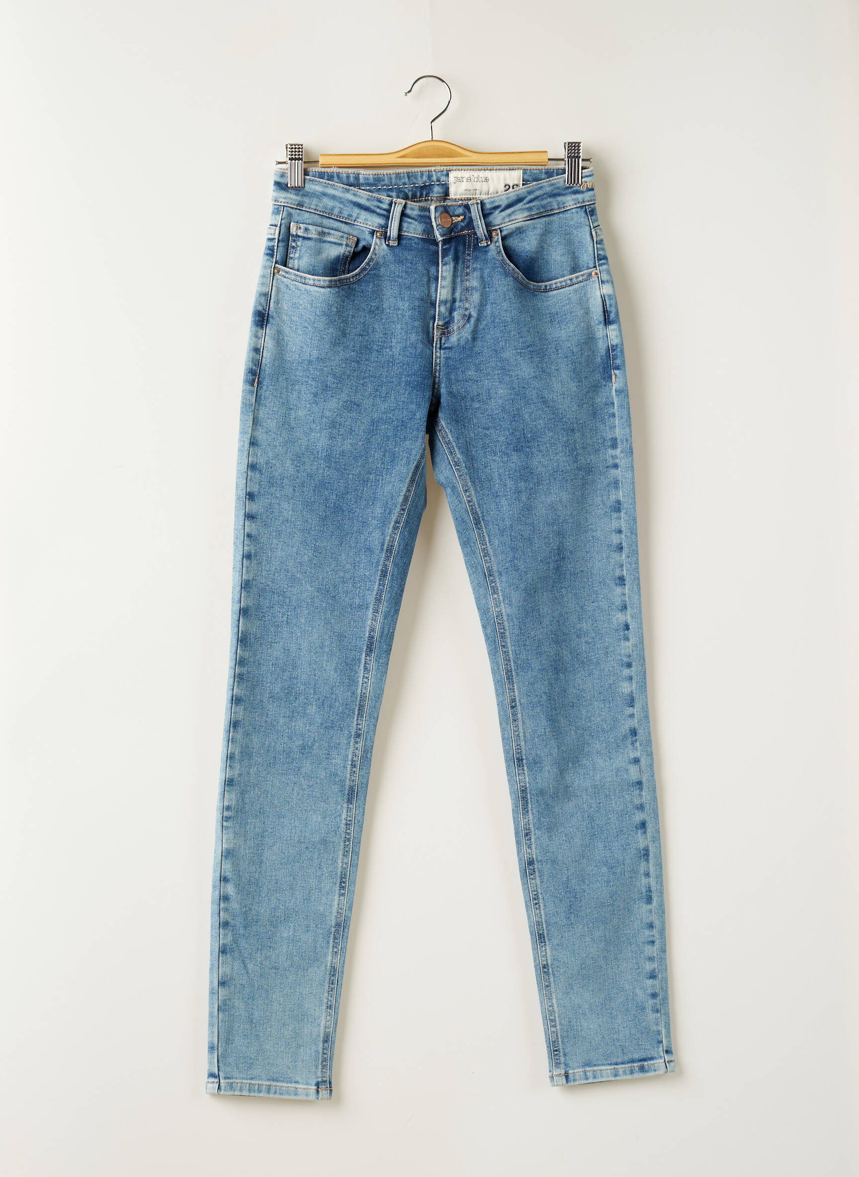 Jane Blue Jeans Coupe Slim Femme couleur bleu