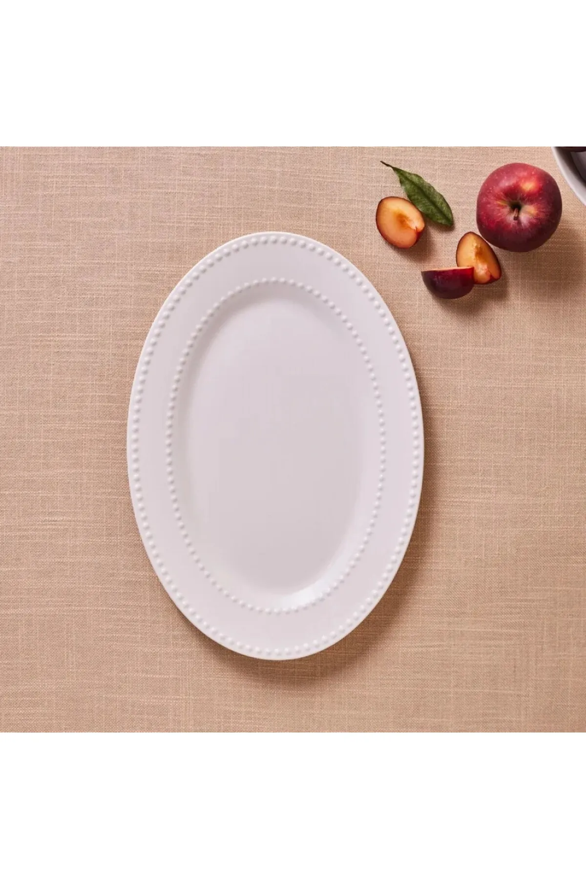 Karaca  Cody Ovaler Teller 35 cm ideal für geschmackvolles Servieren und den täglichen Gebrauch