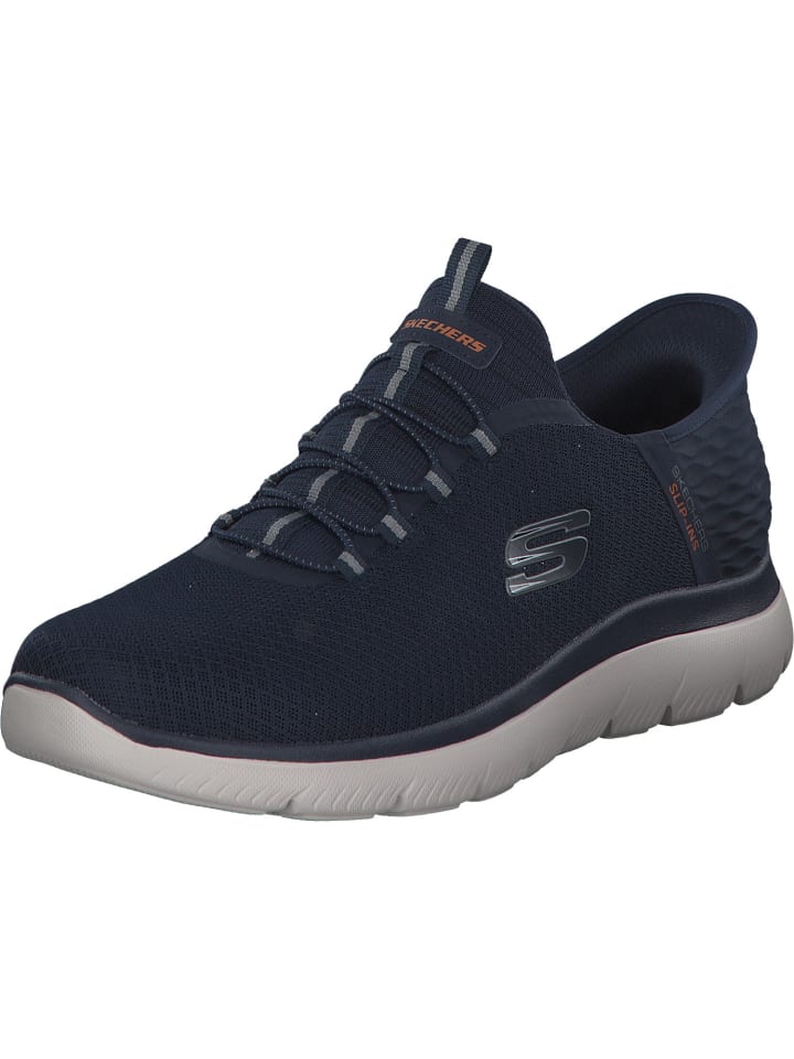 Skechers Slip-On-Sneaker in Blau günstig kaufen