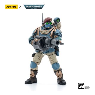 Warhammer 40k Actionfigur 1/18 Astra Militarum Tempestus Scions Command Squad 55th Kappic Eagles Grenadier 12 cm