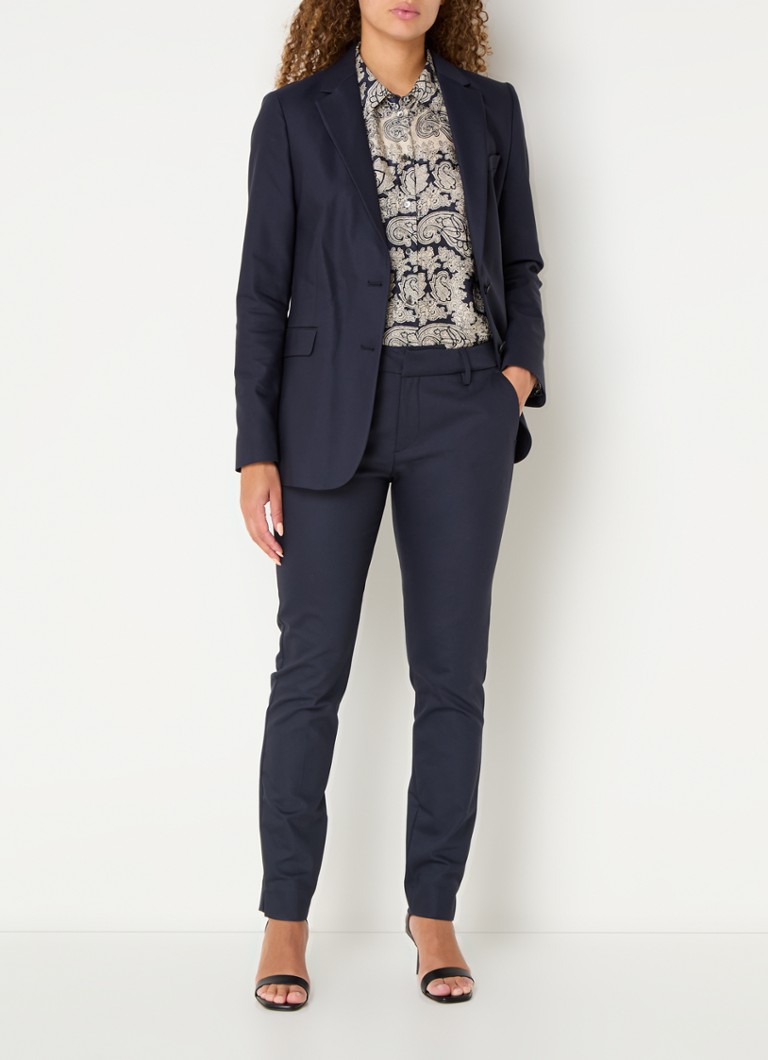 Pantaloni slim fit a vita alta con tasche laterali Mos Mosh MMAbbey