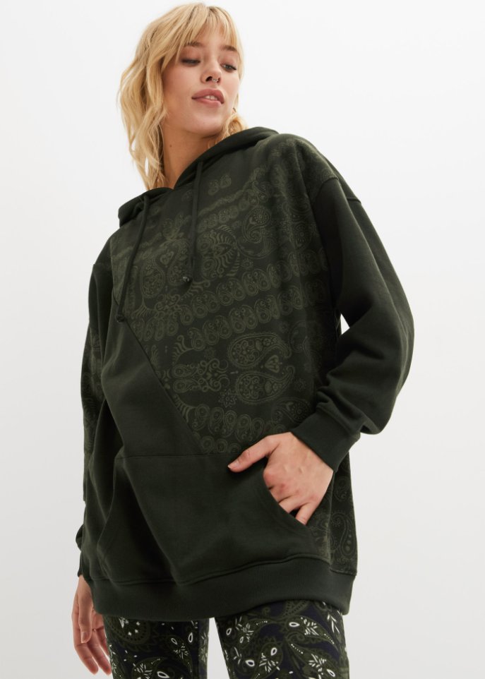 Kapuzensweatshirt mit Druck