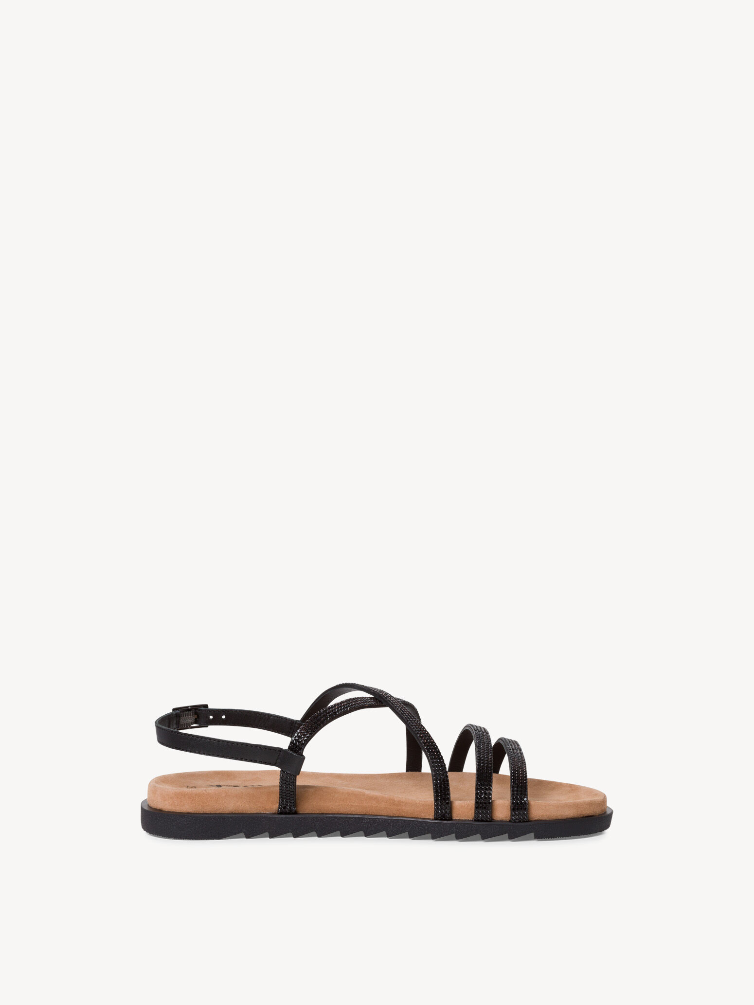 Sandale en cuir - noir