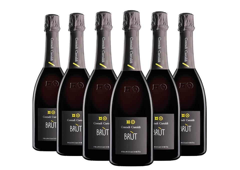 Franciacorta Brut DOCG Contadi Castaldi 6 bouteilles de 0,75 ℓ