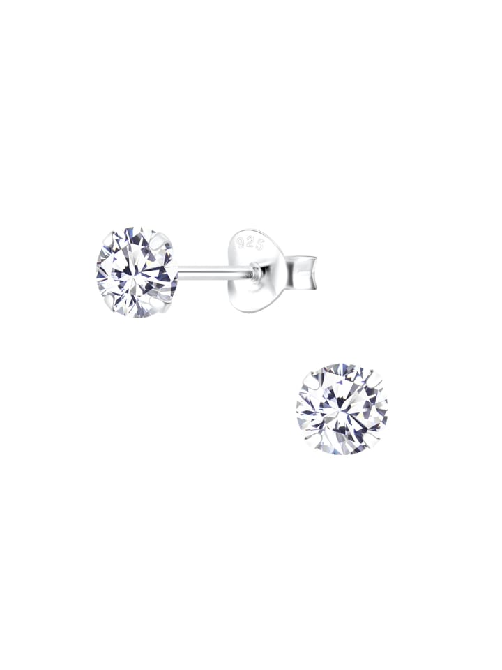 Alexander York Ohrringe, Ohrstecker ZIRKONIA 5 mm in 925 Sterling Silber, 2-tlg. günstig kaufen onesize