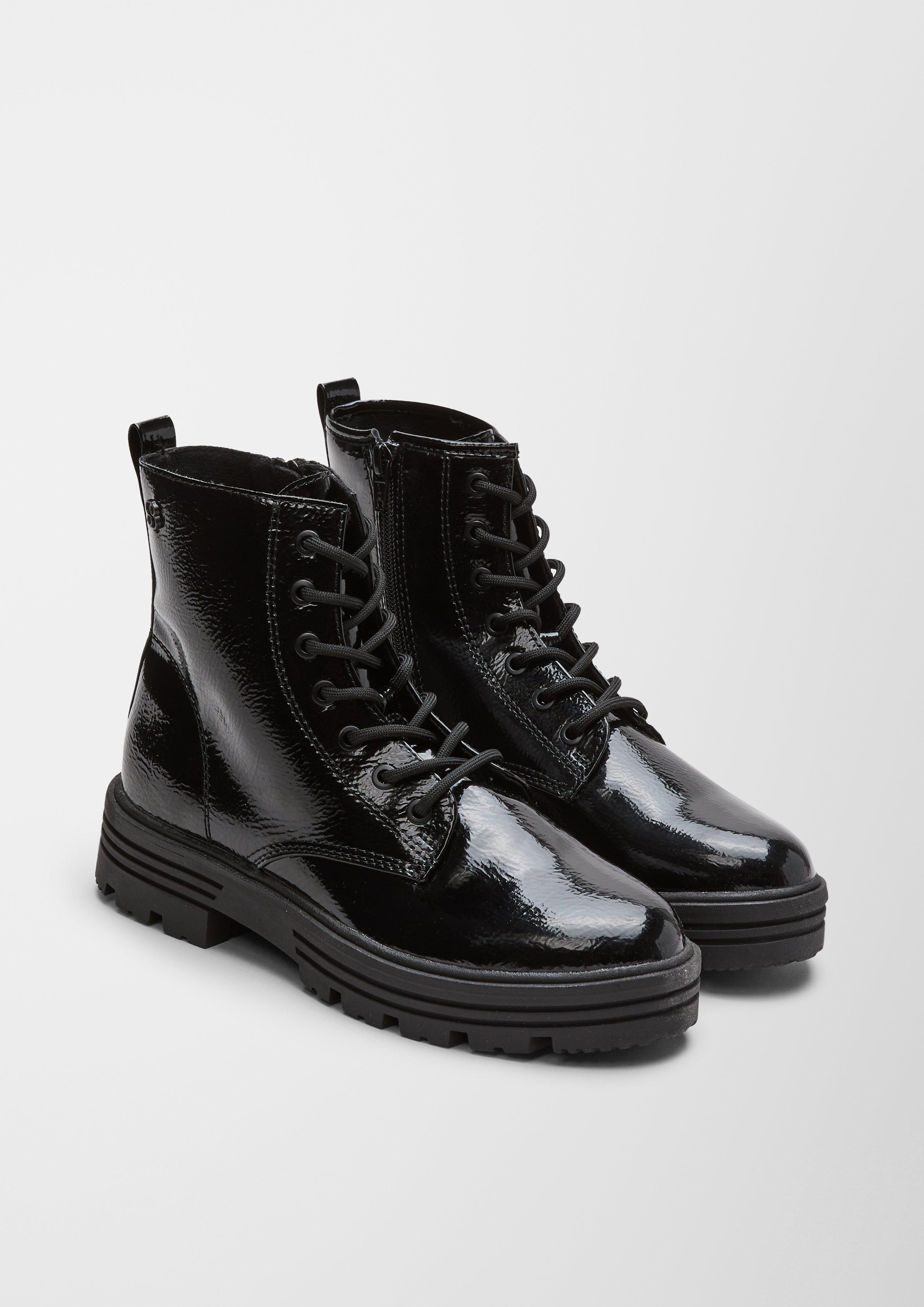 Schnürstiefel aus Kunstleder  6006494-018
