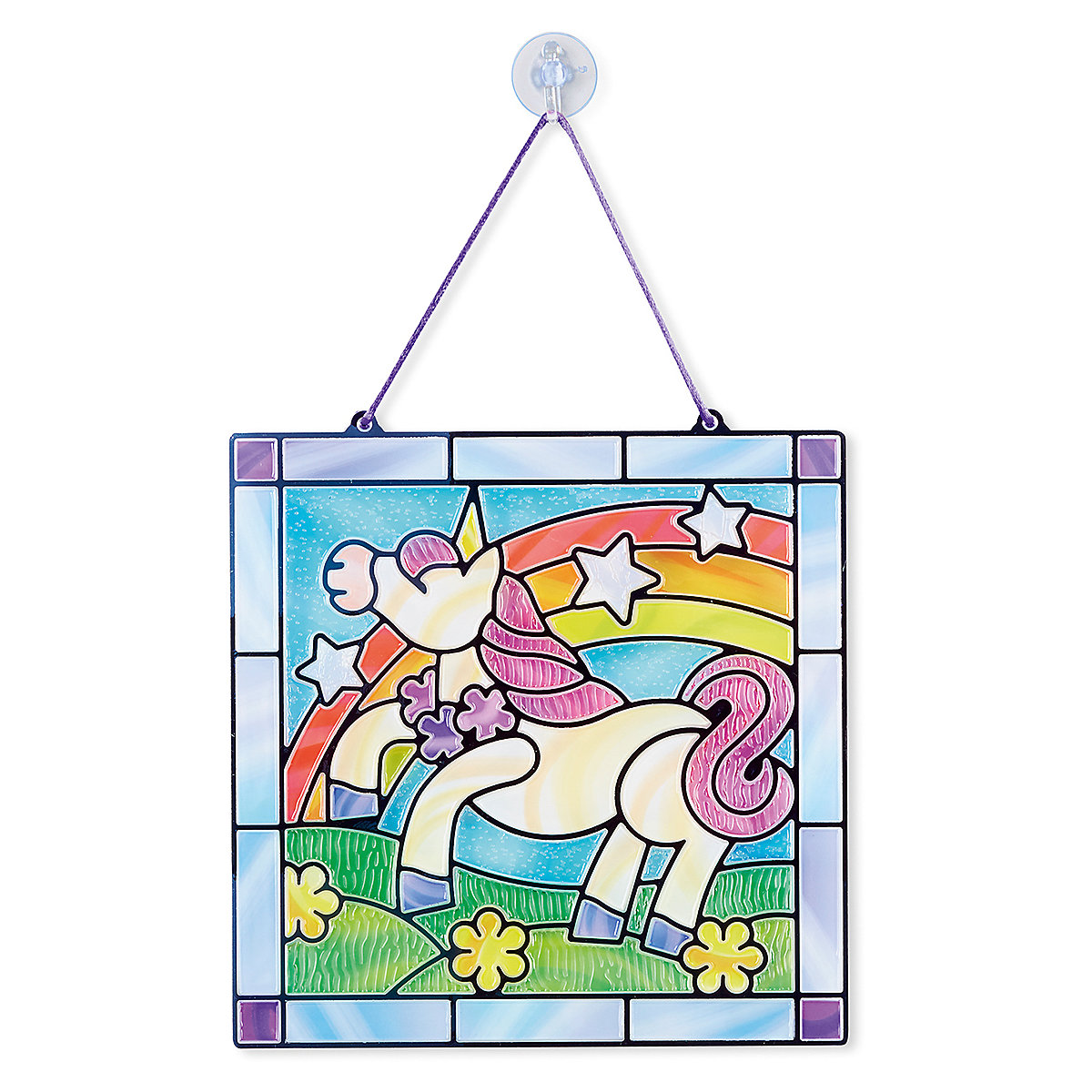 Glasmalerei leicht gemacht - Einhorn