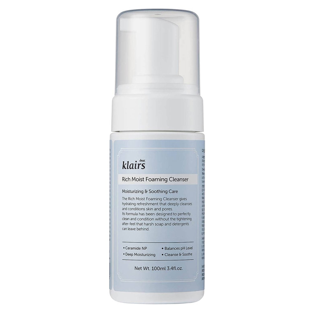 Dear Klairs Rich Moist Foaming Cleanser Mousse nettoyante