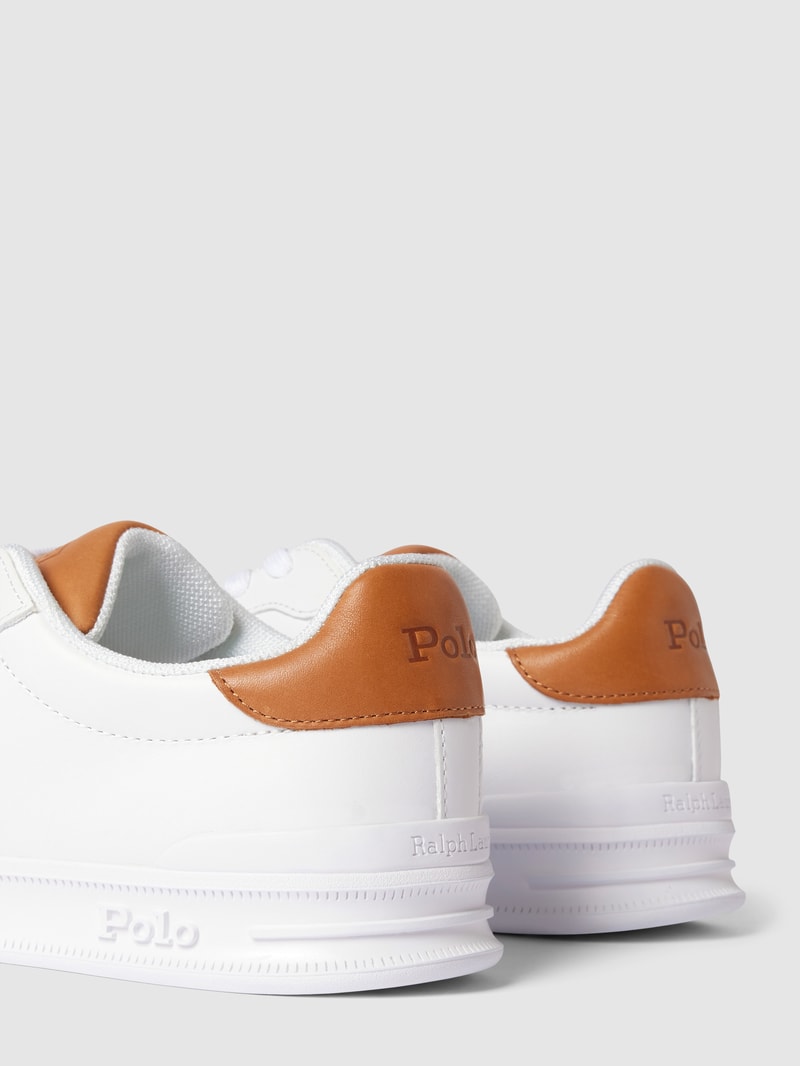 Sneaker aus Leder in weiß