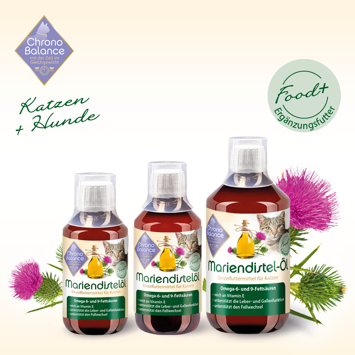 ChronoBalance Ergänzungsfutter & Aufzucht ChronoBalance Mariendistelöl 500 ml