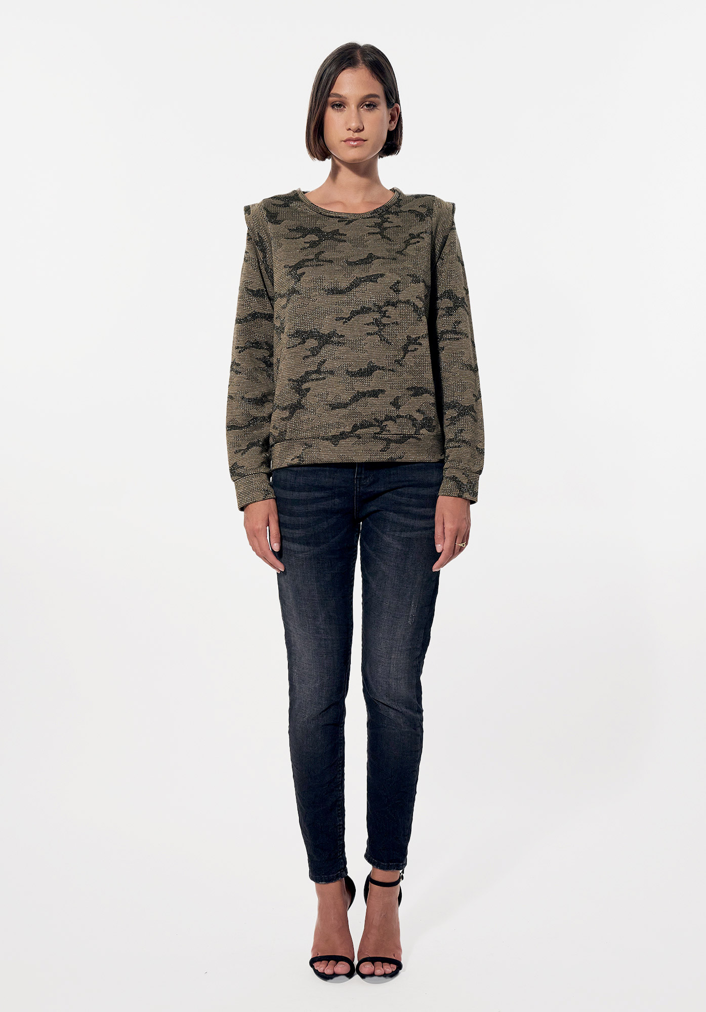 DAMOU  Pull camouflage Femme