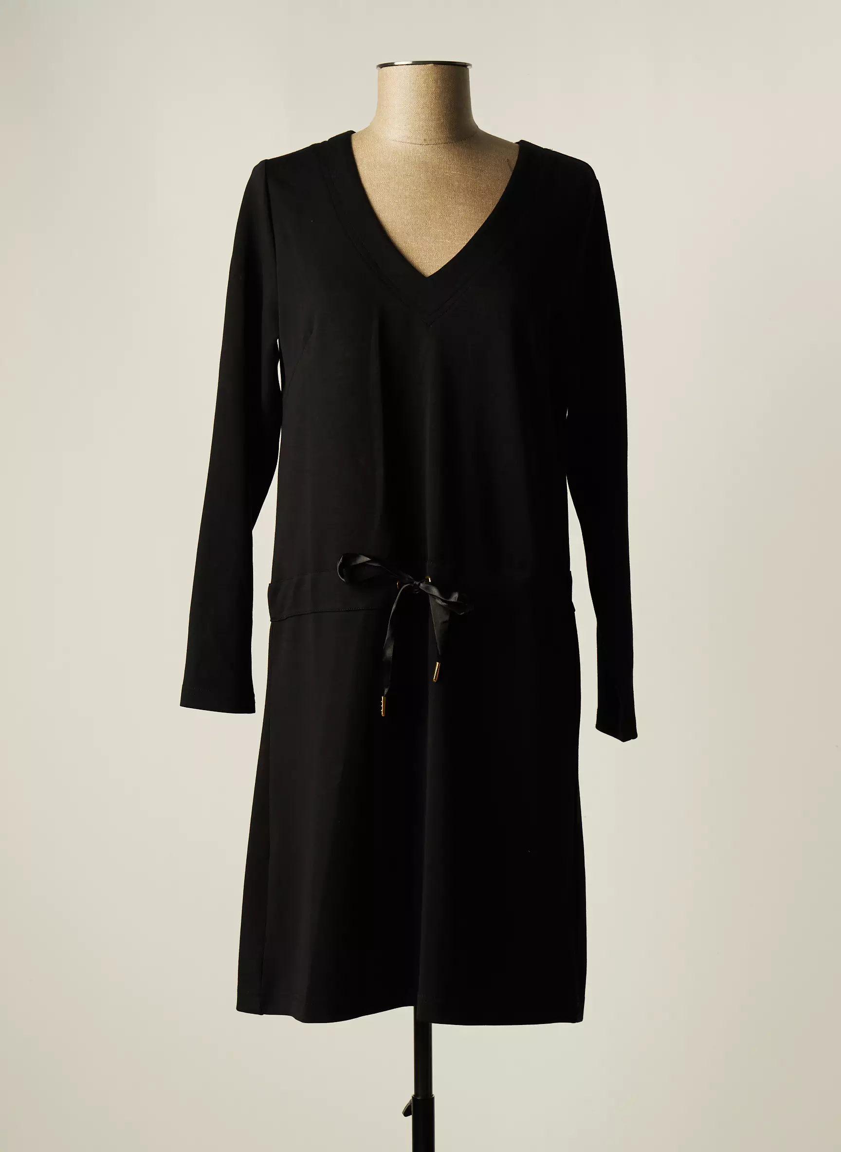 Esprit De La Mer Robes Mi Longues Femme couleur noir