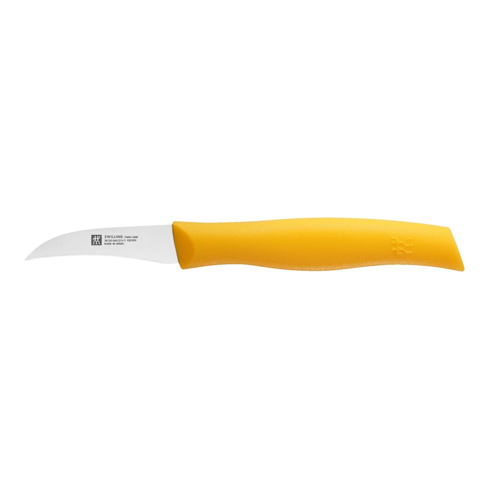 Schälmesser 6 cm, Gelb