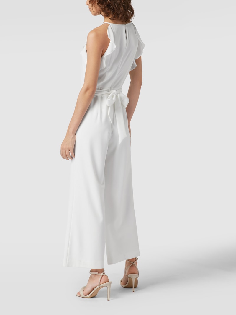 Jumpsuit mit Spaghettiträgern in offwhite