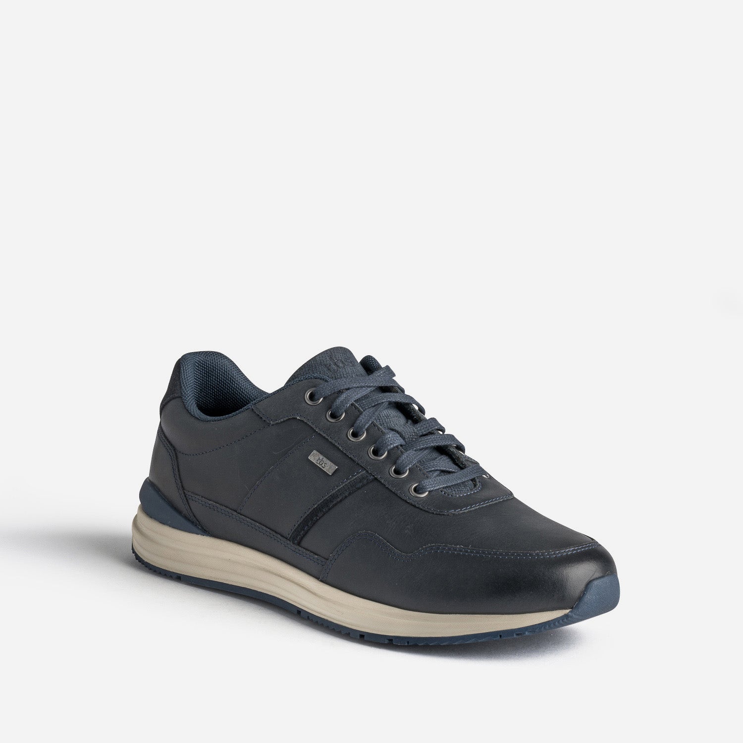 Tennis TBS marine en cuir