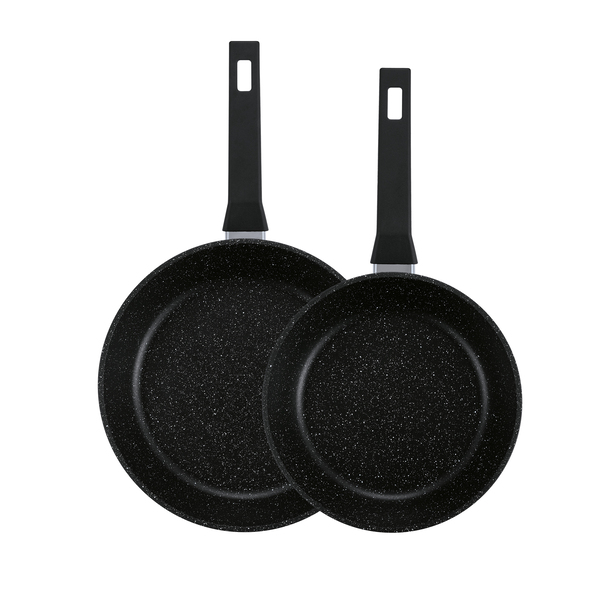 Basic Pfannen, 24 cm und 28 cm, 2er Set