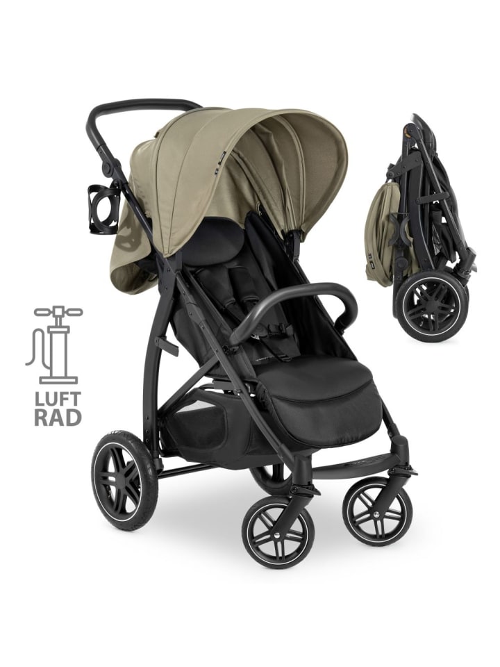 Hauck Buggy Rapid 4D AIR (bis 25 kg) - mit Luftreifen, in schwarz,beige günstig kaufen onesize