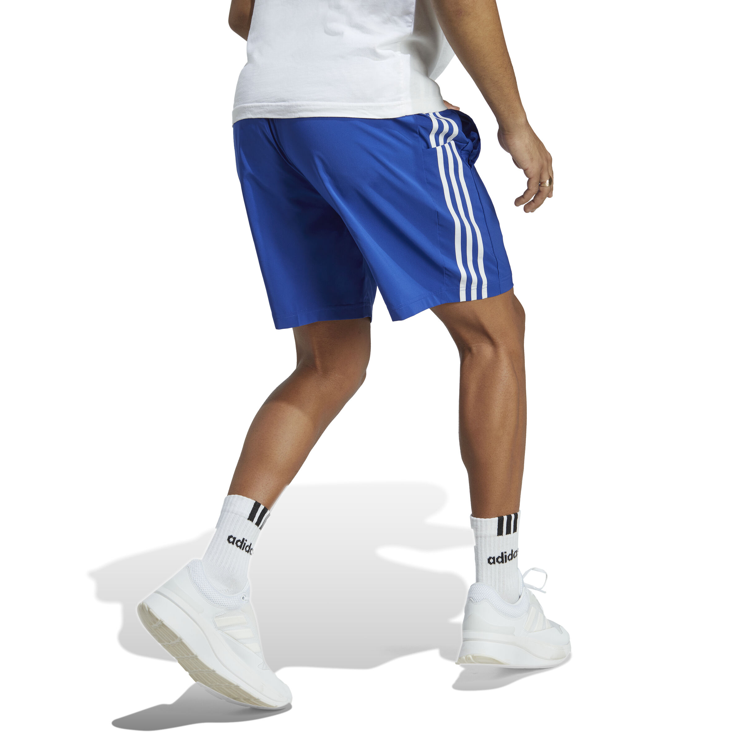 Essentials AEROREADY Chelsea 3-Stripes Shorts Herren - Blau, Weiß