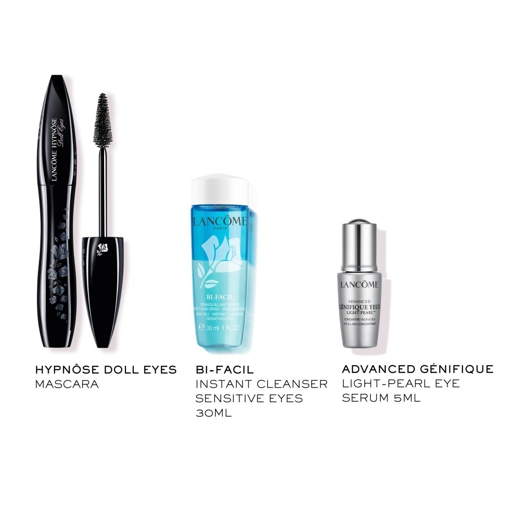 Doll Eyes Set (Hypnôse Doll Eyes + Bi Facil Eye 30ml + Genifique Light Pearl 5ml)
