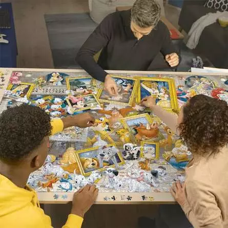 Puzzle 5000 Teile - Micky als Künstler
