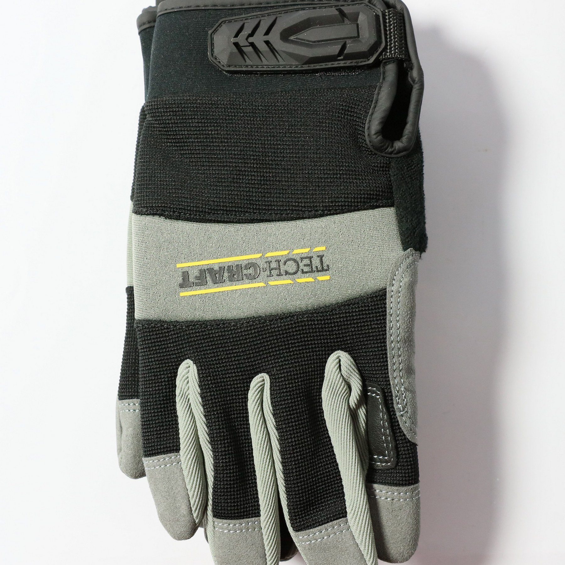 TECH-CRAFT Arbeitshandschuh-Set Arbeitshandschuh Strong Touch Gr. 10 2 (2er Set) Touchscreen-Daumen und -Zeigefinger