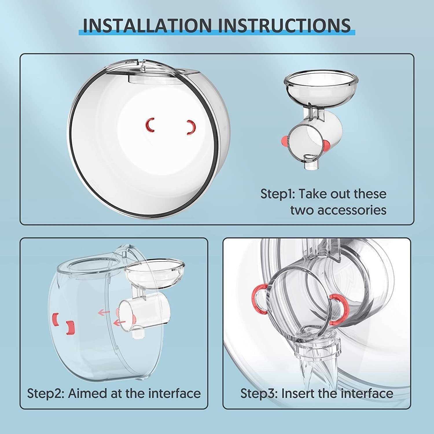 JUNG Elektrische Doppelmilchpumpe Bellababy elektrische Doppelmilchpumpe, mit Touchscreen-LCD-Display, Handmilchpumpe, Abpumpen Muttermilch, Milch, Stillen Brust Mutter, Muttermilchpumpe, Muttermilch Behälter, Flasche, LCD-Display, tragbare, Mobil, i
