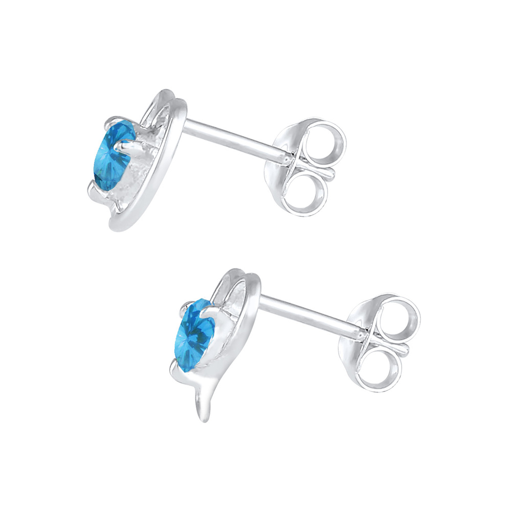 Elli Elli Boucles d'Oreilles Femme Motif Coeur Élégant avec Cristaux de Zircone en Arg Boucles d'oreilles